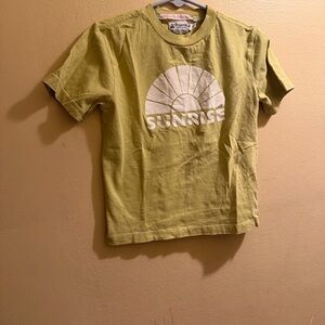 Bonpoint Yellow Green Cotton T-Shirt
